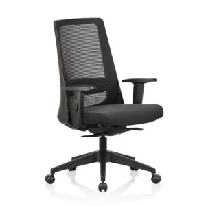 BLUSH MEDIUM BACK CHAIR - BLACK
